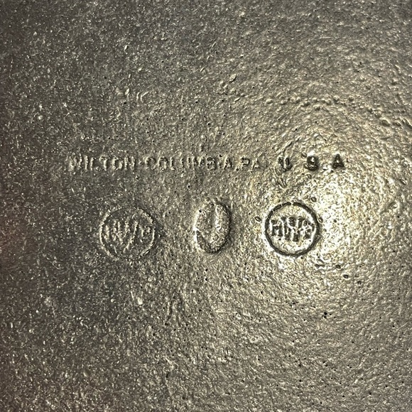 Pewter bread tray Wilton Columbia PA USA Our daily bread farmer harvesting wheat - Picture 8 of 8